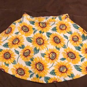 Sunflower skirt